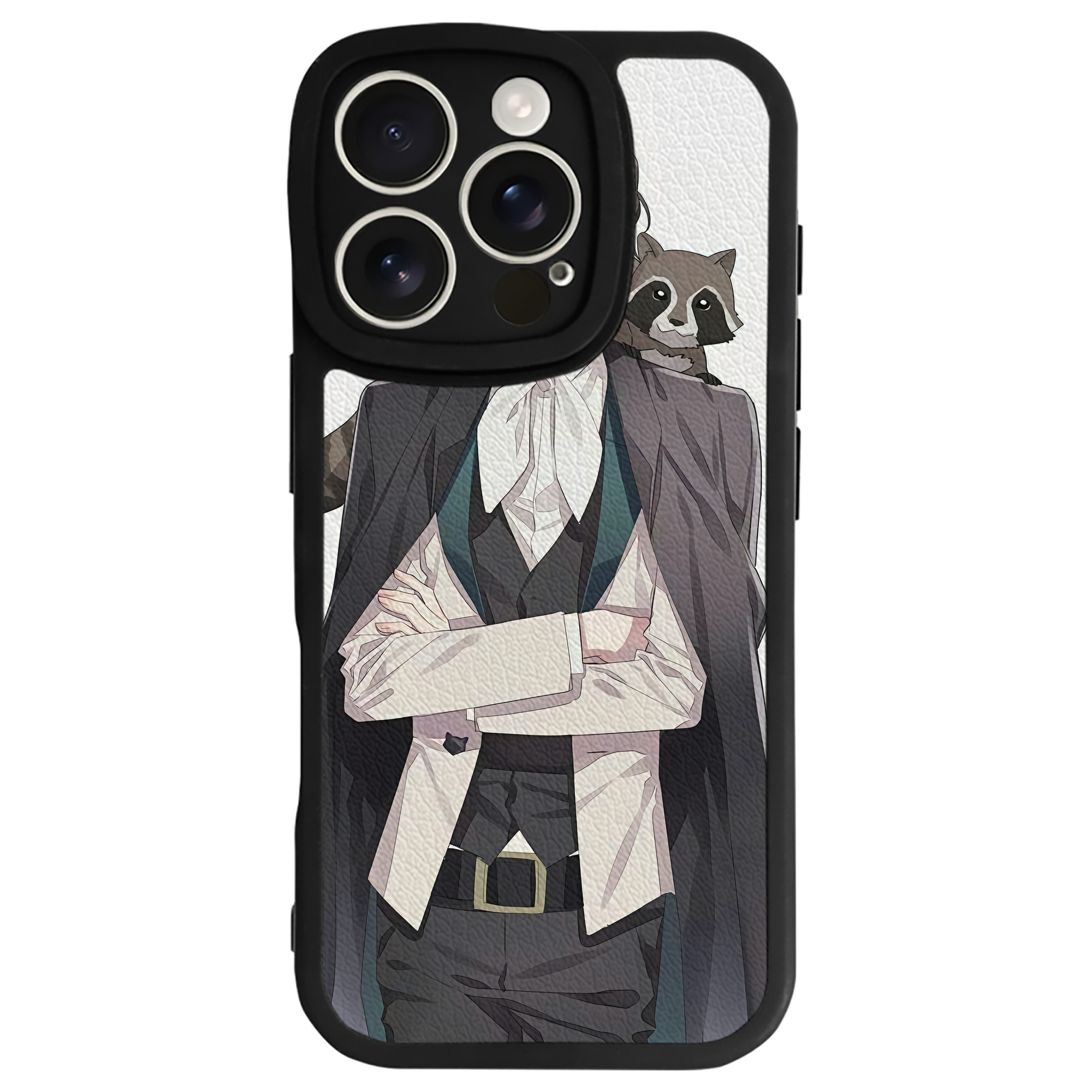 （画像用） 文豪ストレイドッグス Bungo Stray Dogs 【iPhone 16シリーズ対応】シリコンスマホケース（レザー調） 材質：シリコン